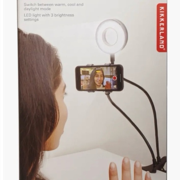 Live Streaming Kit Phone Holder plus light USB powered fits all phones - Picture 2 of 6